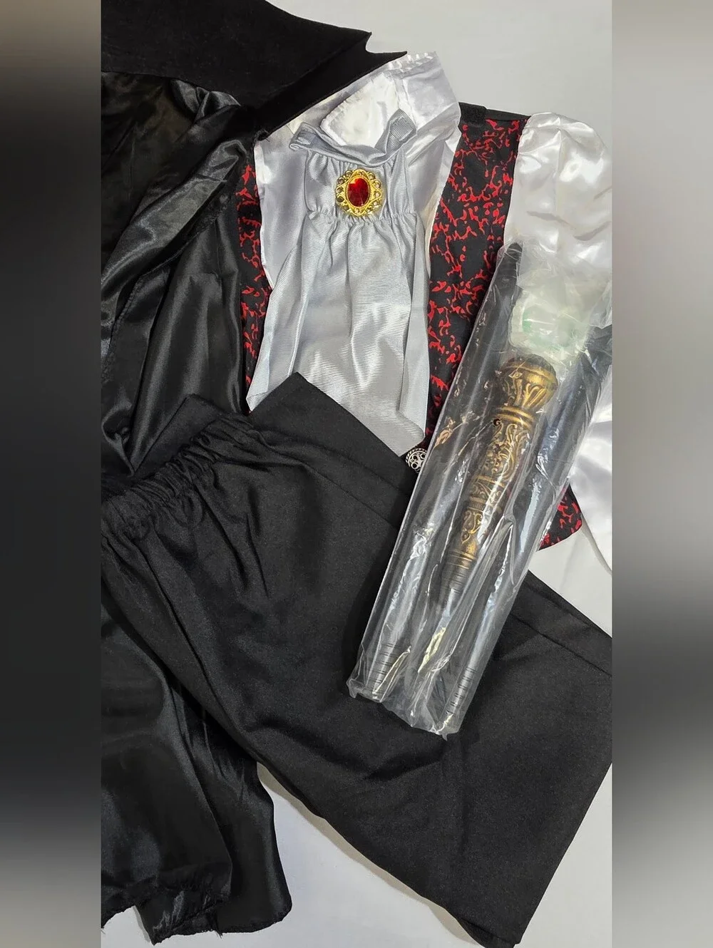 Spooktacular Creations Darkness Vampire Costume Child Size Small (5-7)